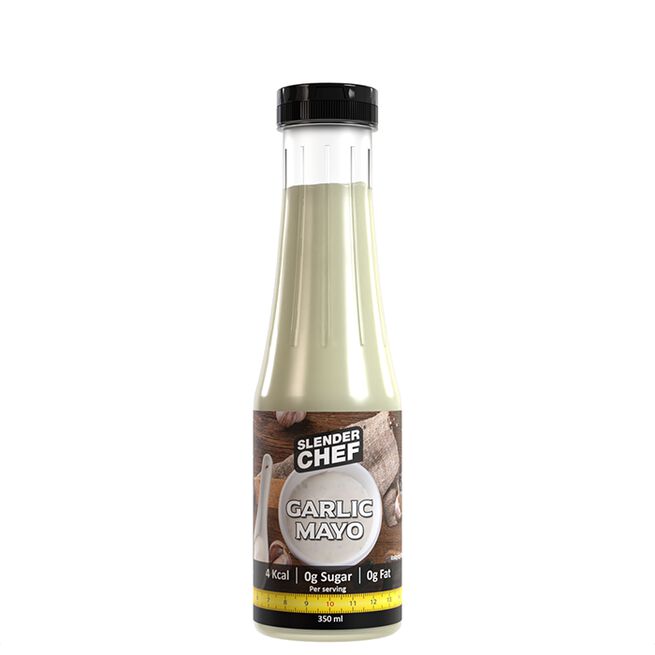 Slender Chef Lavkalorisaus 350 ml Garlic Mayo