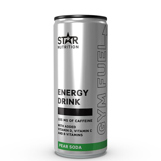 24 x Gym Fuel 330 ml Pear Soda