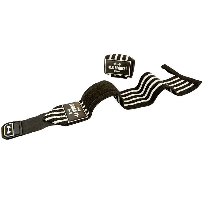 Strongman håndleddslindringer 50 cm Svart Hvit