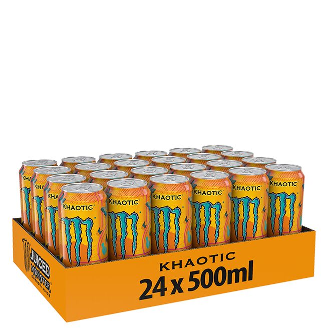 24 x Monster Energy Juiced 50cl Khaotic