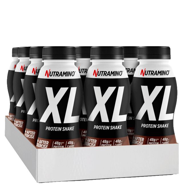 12 x Nutramino Pro XL ProteinShake, 475ml, Choklad