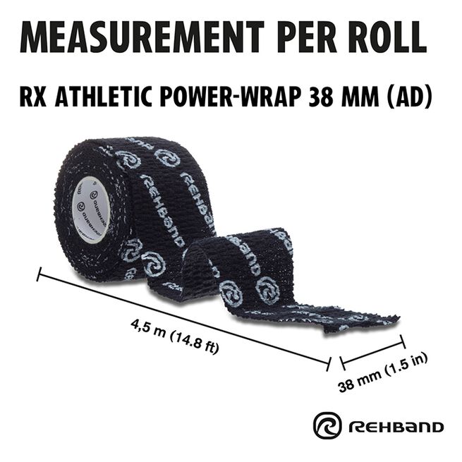 RX Athletic Power Wrap Sportstape 38mm x 4,5m