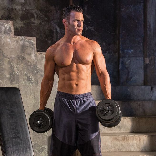 Vektskiver Pakke 20 kg 25 mm 4 x 5 kg