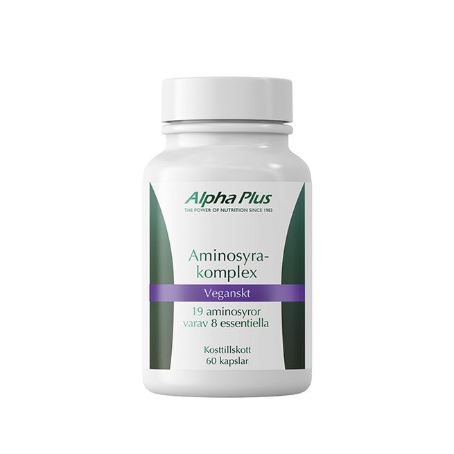 Aminosyrekompleks Vegetabilske aminosyrer 60 kapsler