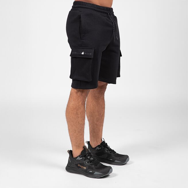 Hudson Cargo Treningsshorts Svart