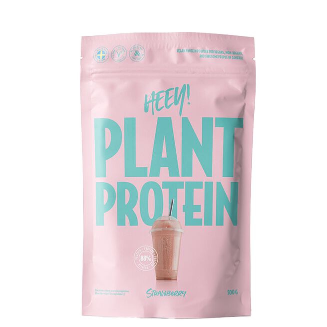 Vegansk protein 500 g Jordbær