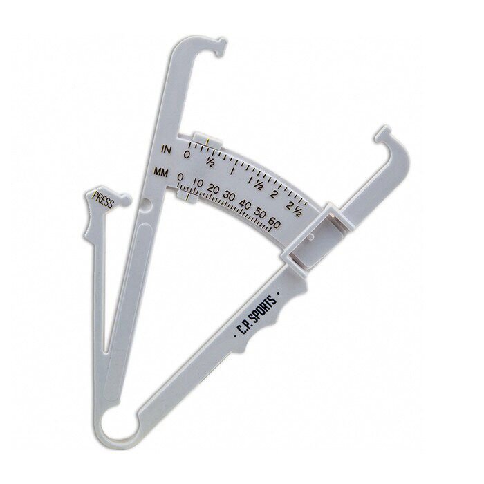 Fat Caliper Kroppsfettm&aring;ler Hvit