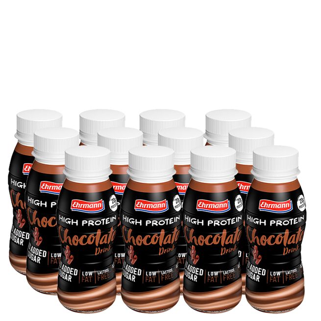12 x High Protein Drink 250 ml Chocolate