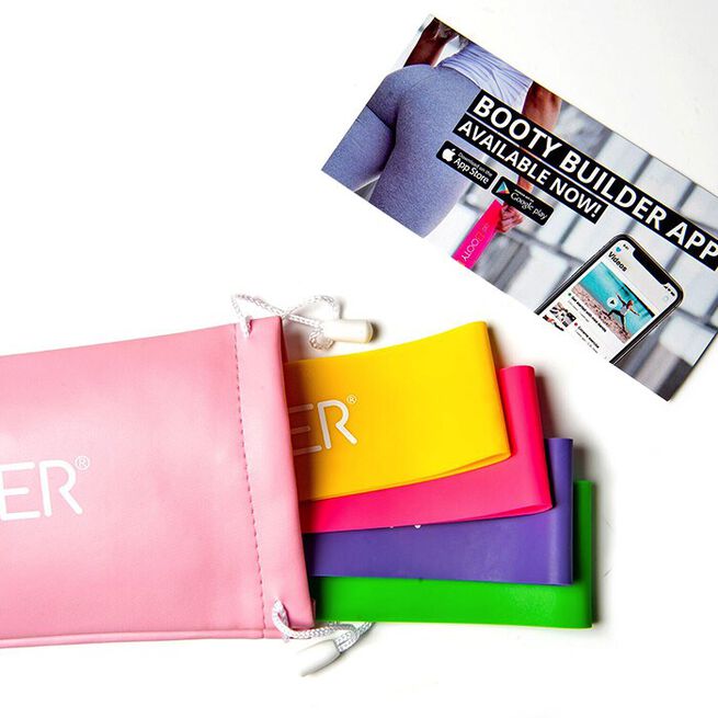 Booty Builder Minibands Rosa 4-Pakk