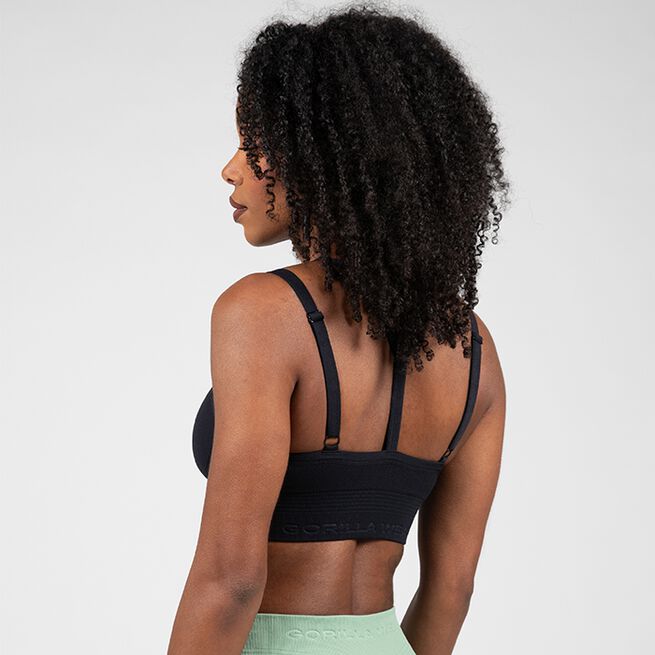 Whitney sømløs sport-BH svart