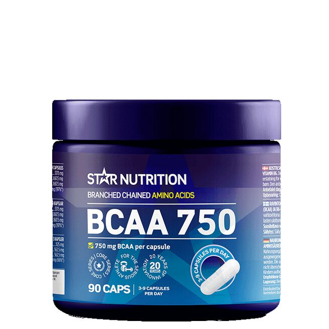 BCAA 750 Kapsler 90 stk