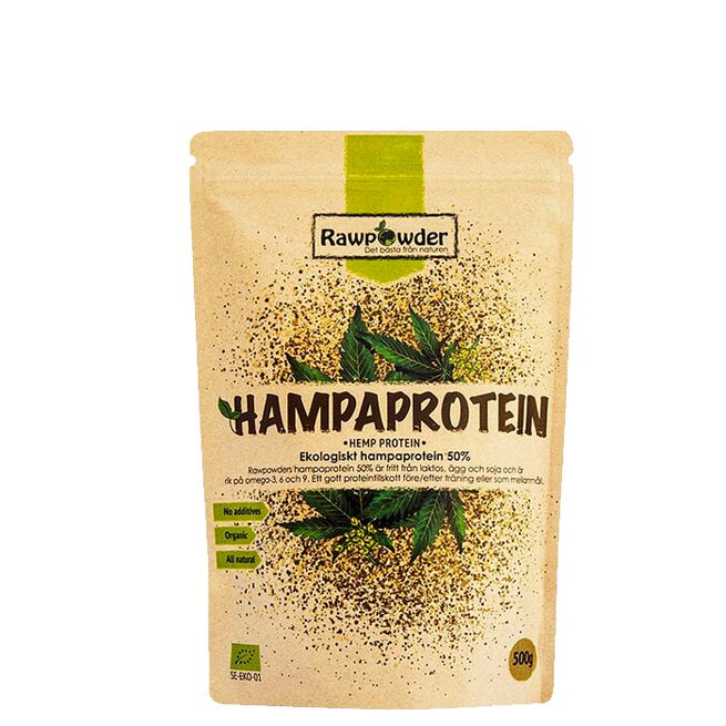 Økologisk hampprotein 500 g