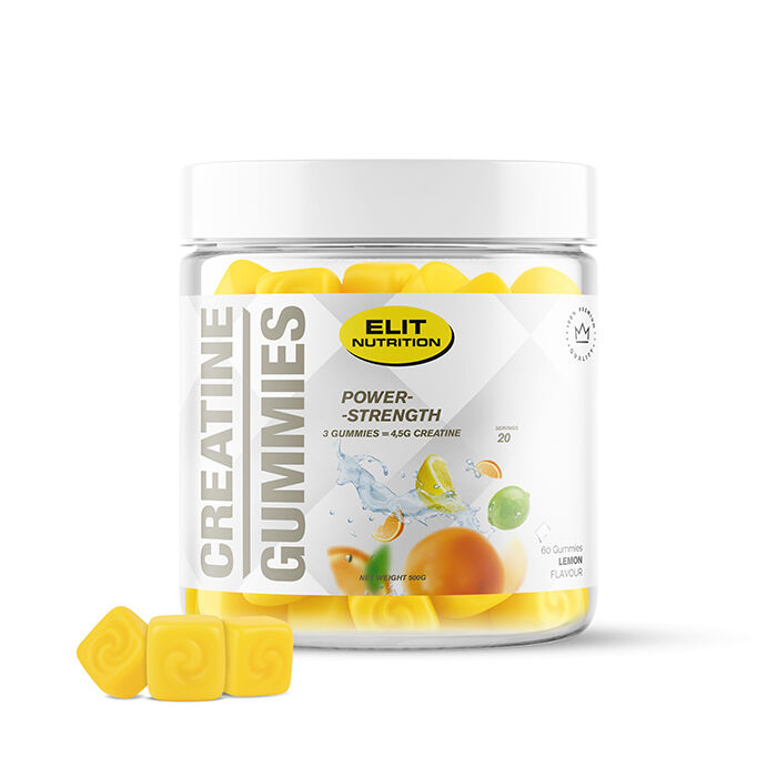 Creatine Gummies, 60 gummies Lemon