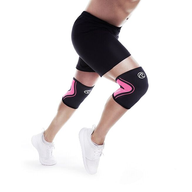 RX Knestøtte 3mm Svart/Rosa