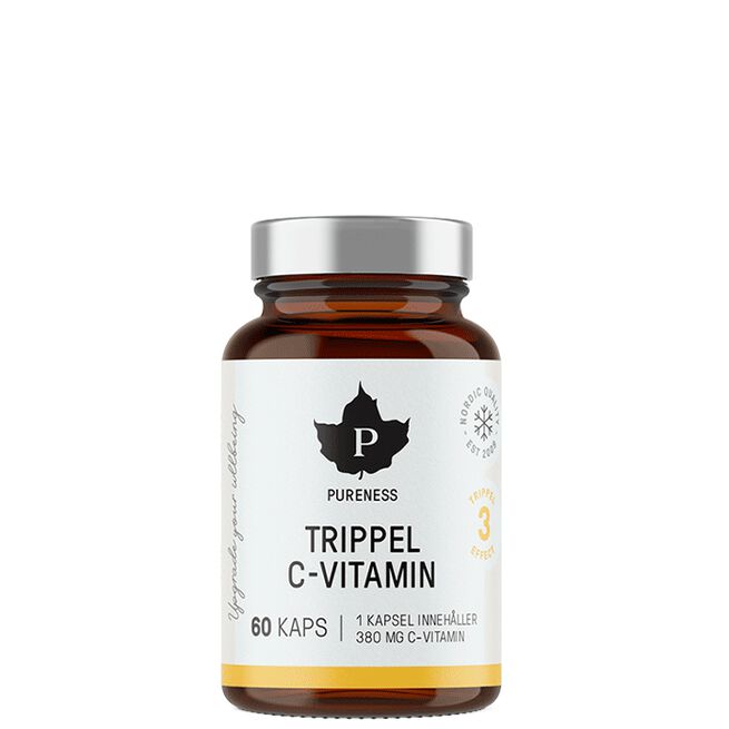 Trippel C-vitamin 60 kapsler