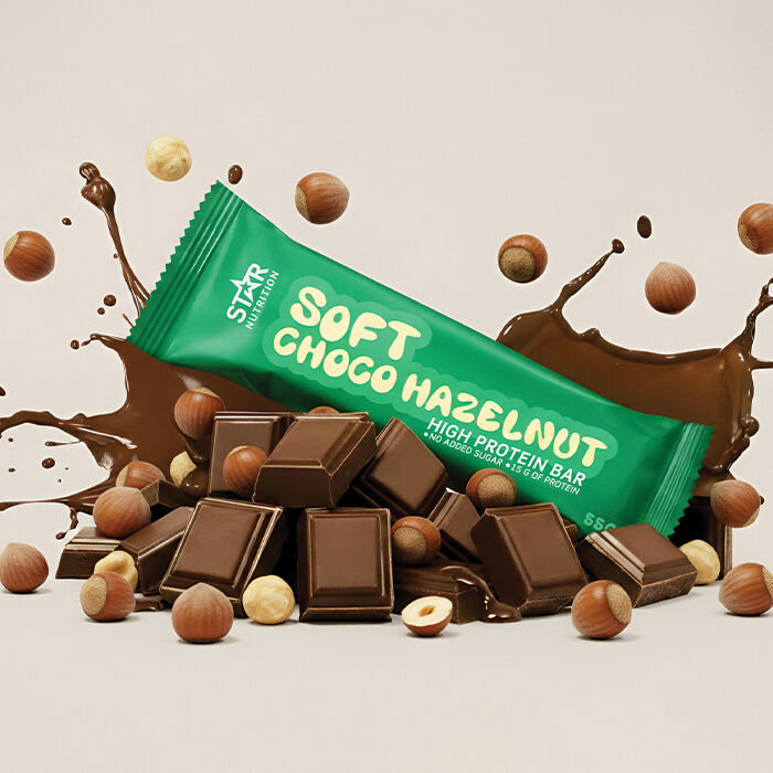 12 x Soft Proteinbar 55 g Soft Choco Hazelnut