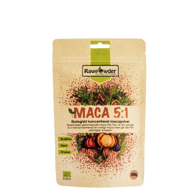 Økologisk Konsentrert Macapulver 200 g