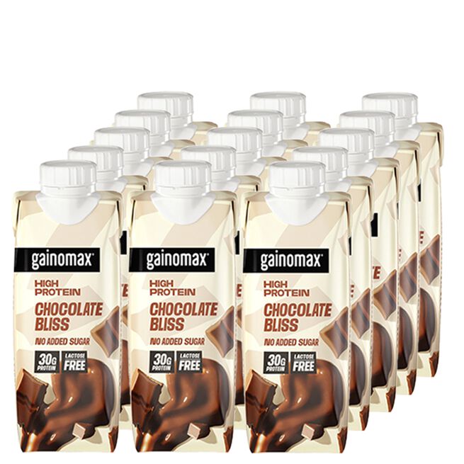 15 x Gainomax High Protein Chocolate 250 ml Kort dato Choklad