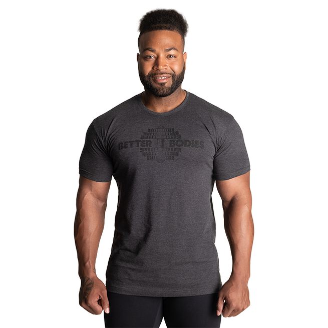 Recruit Tee, Dark Grey Melange