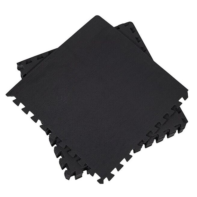 Gulvbeskytter Puslematter 61x61 cm Svart 6stk