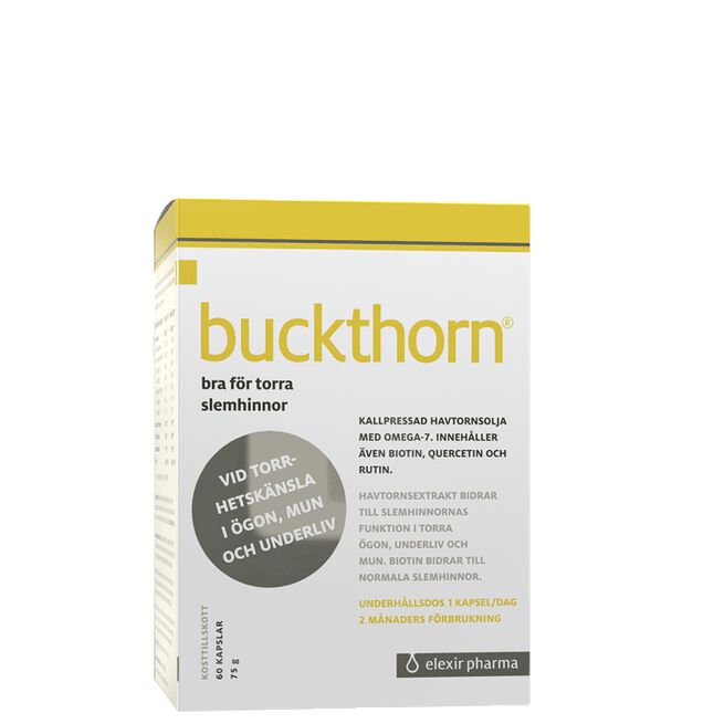 Buckthorn Tindvedekstrakt 60 kapsler