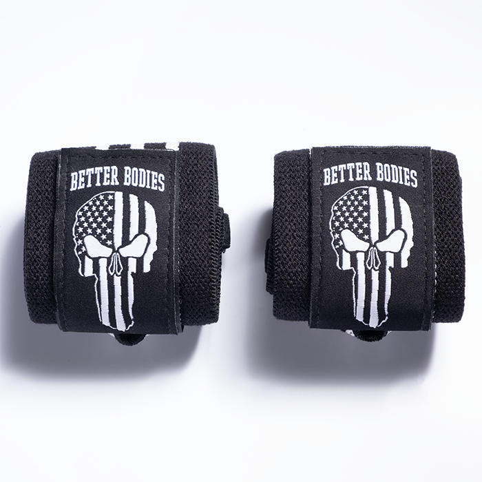 Wrist Wraps 18 inch, Black/White