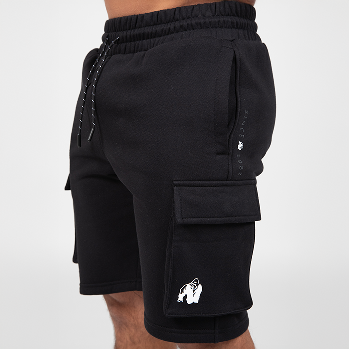 Hudson Cargo Treningsshorts Svart