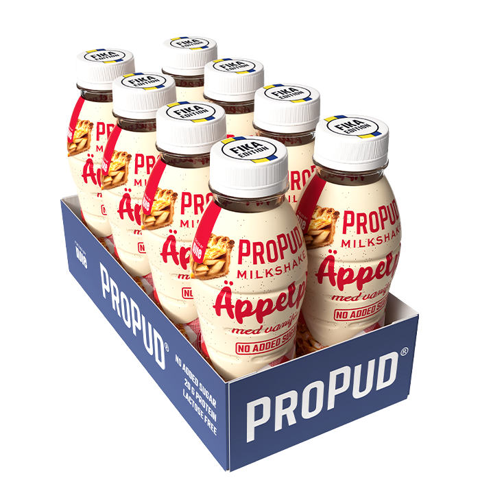 8 x ProPud Protein Milkshake, 330 ml apple_pie