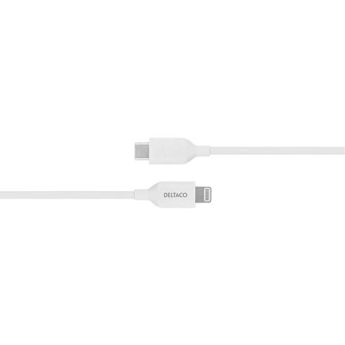 USB-C til Lightning Ladekabel Hvit 1 m