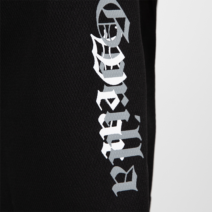 Marlow Mesh Shorts Svart Gr&aring;