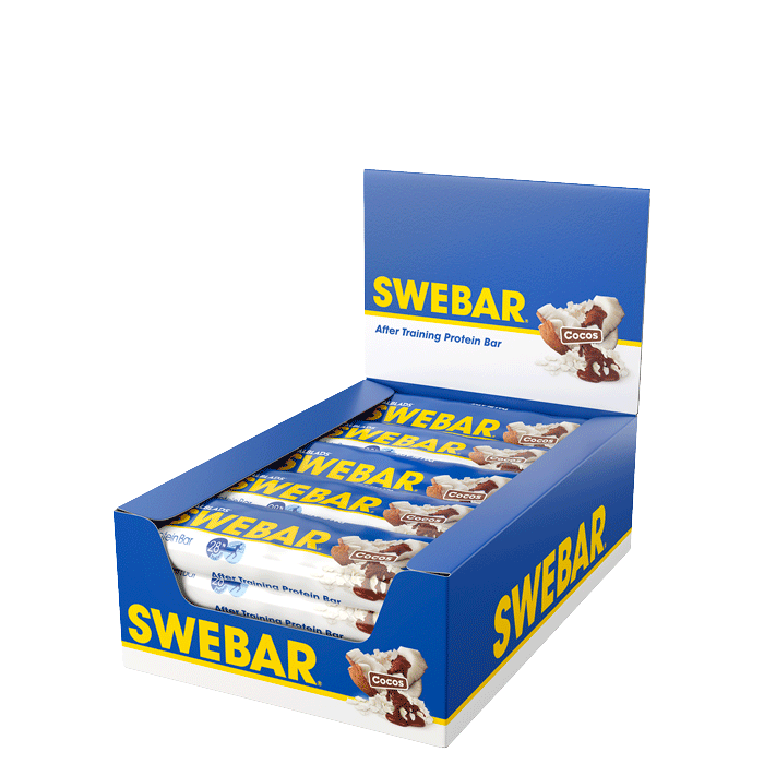 15 x Swebar Proteinbar 55 g cocos