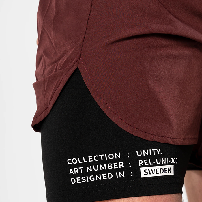 Unity Treningsshorts Vinr&oslash;d