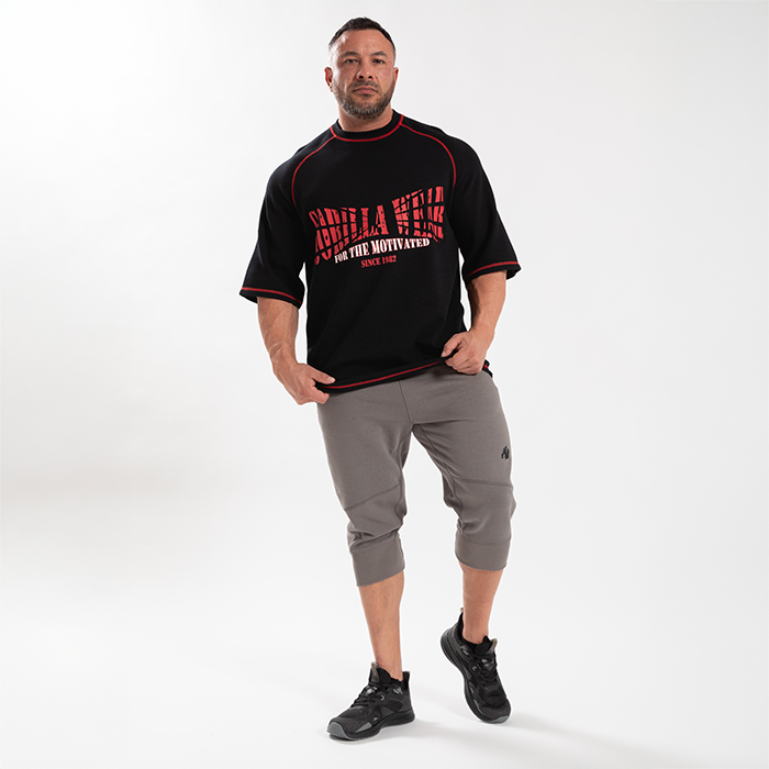 Finley Oversized T-skjorte Svart R&oslash;d