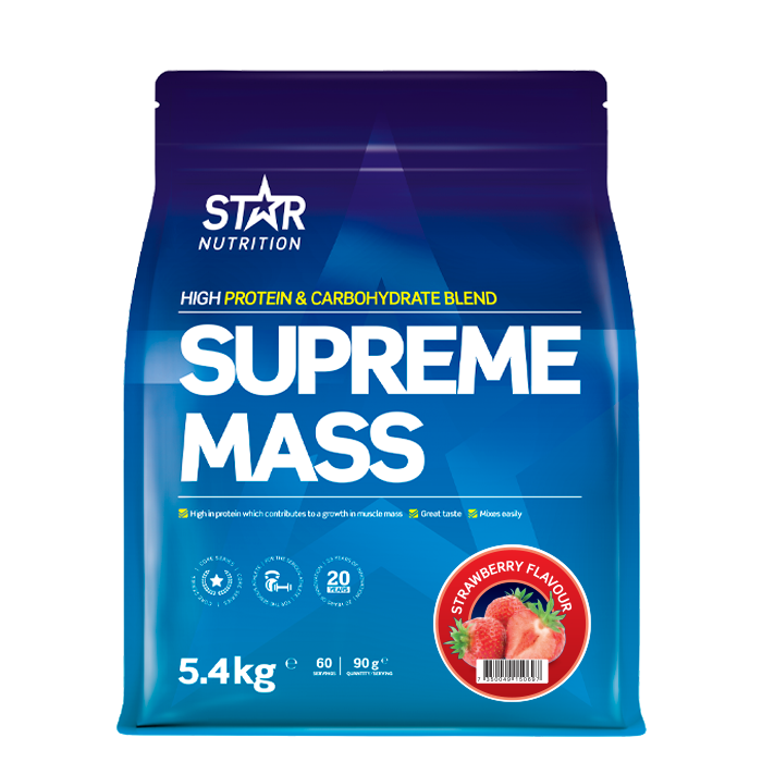 Supreme Mass Gainer 5400 g jordgubb