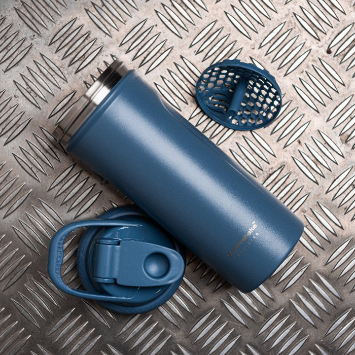 Isolert St&aring;lflaske Faded Blue 750 ml