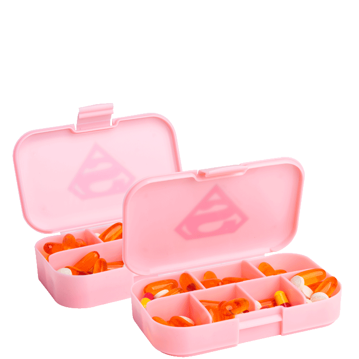 DC Comics Pill Box Organizer, 2-pack