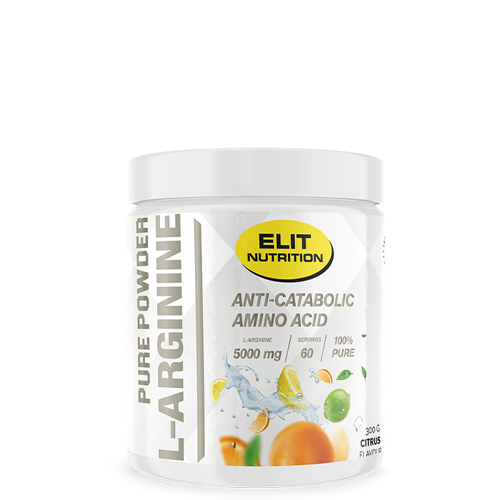 Elite 100% L-Arginin pulver 300 g citrus
