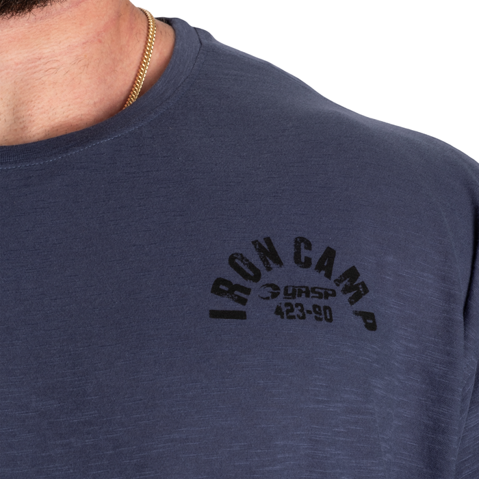 Slub Iron T-shirt Bl&aring;