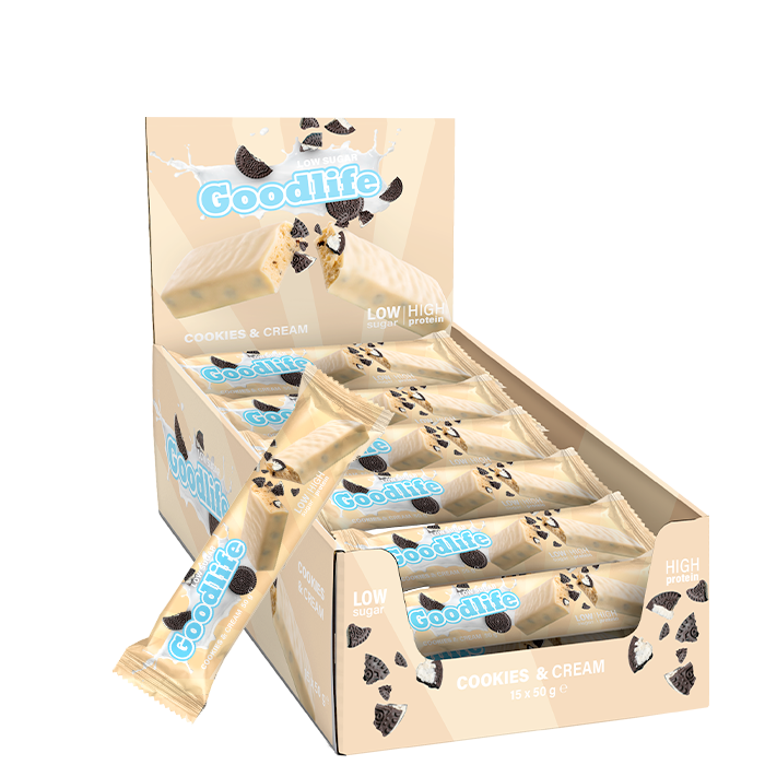 15 x Low Sugar Proteinbar 50 g cookies_and_cream