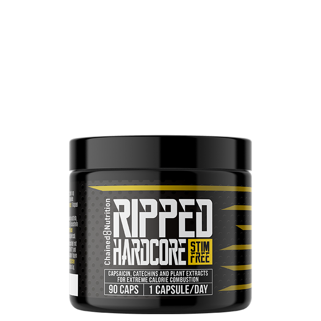 Ripped Hardcore Stimfree Fettforbrenner 90 kapsler