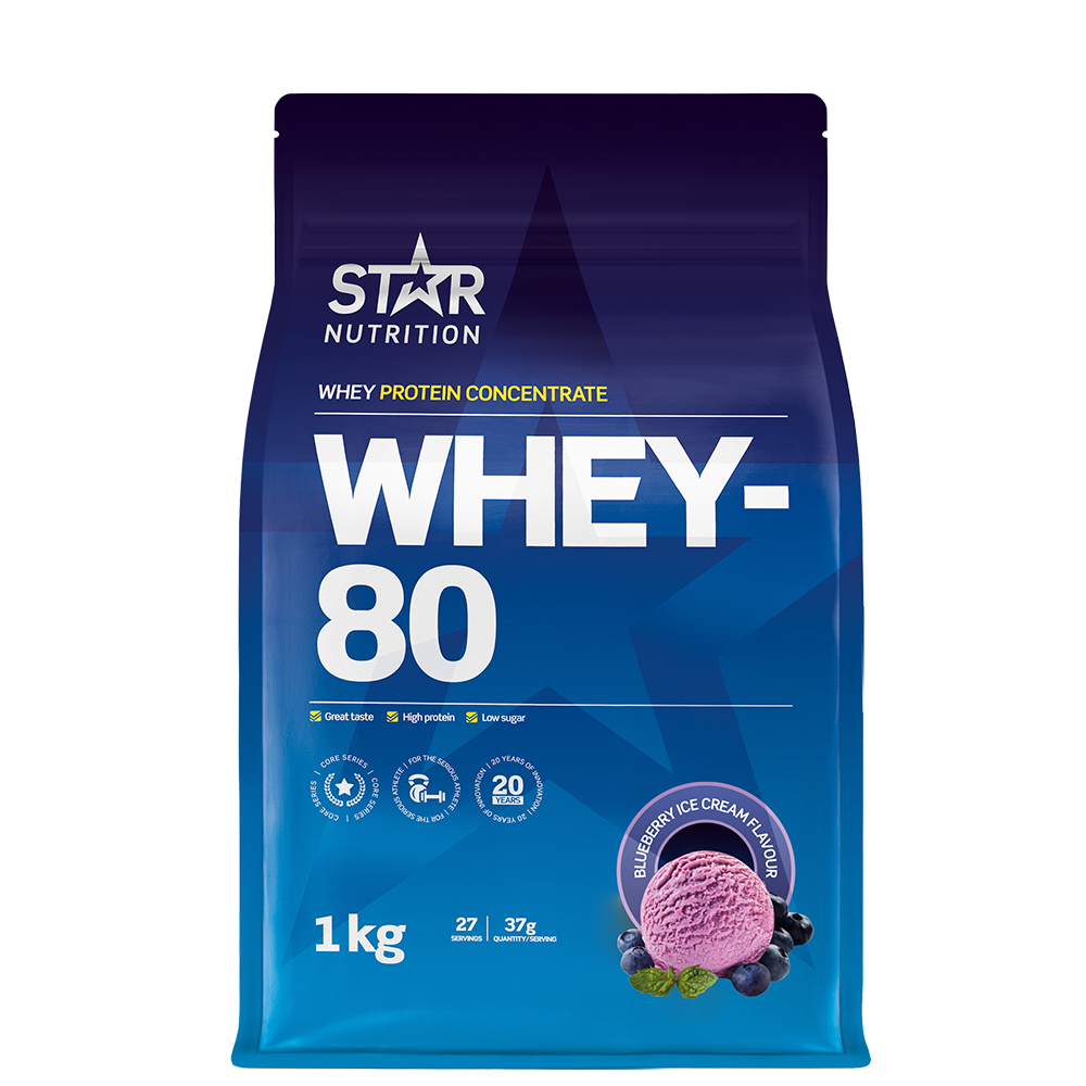 Whey-80 Myseprotein 1 kg Double Rich Chocolate