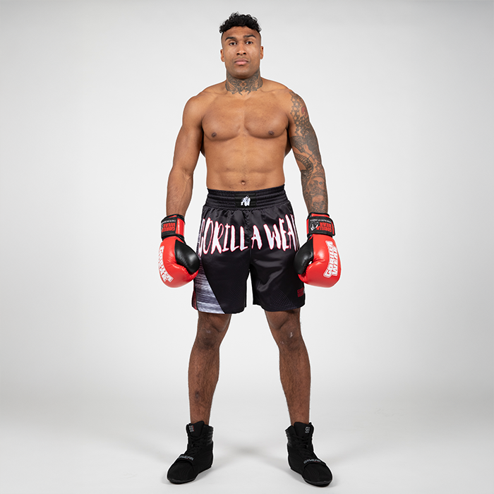 Clayton Boxershorts Svart R&oslash;d