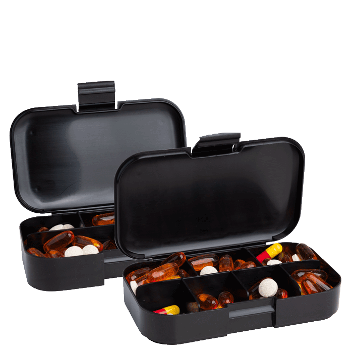 DC Comics Pill Box Organizer, 2-pack
