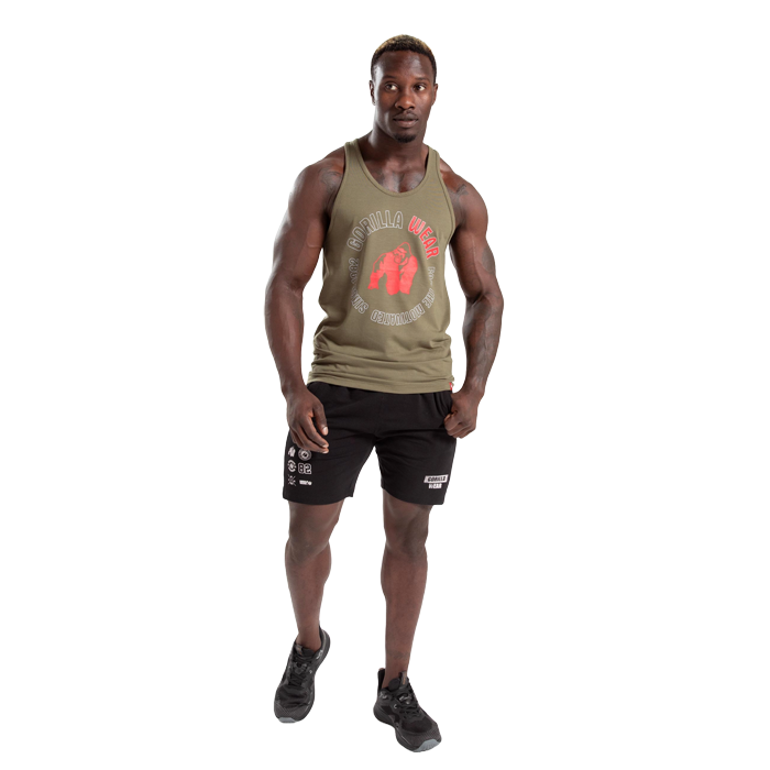 Lafayette Racerback Tank Top, Army Green