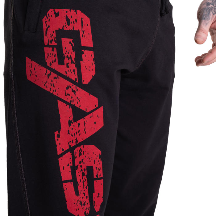 Vintage Sweatpants Svart R&oslash;d