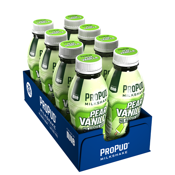 8 x ProPud Protein Milkshake 330 ml pear_vanilla