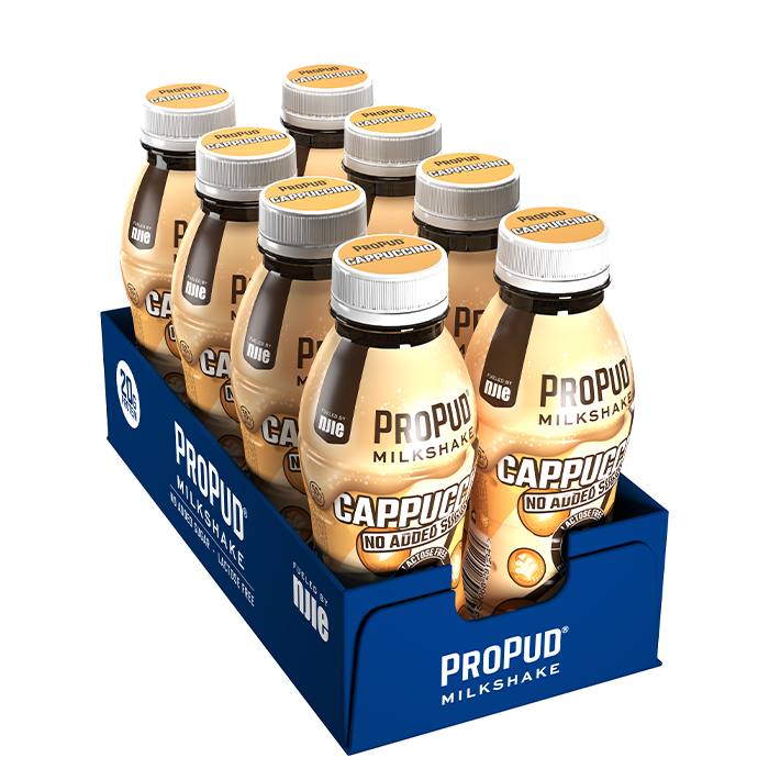 8 x ProPud Protein Milkshake 330 ml cappuccino