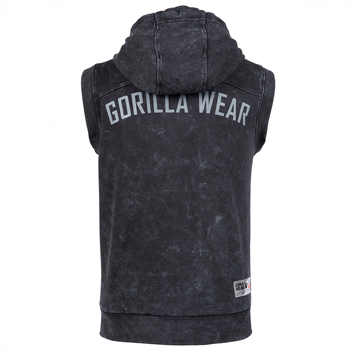 Silverdale Ermeless Hoodie Svart
