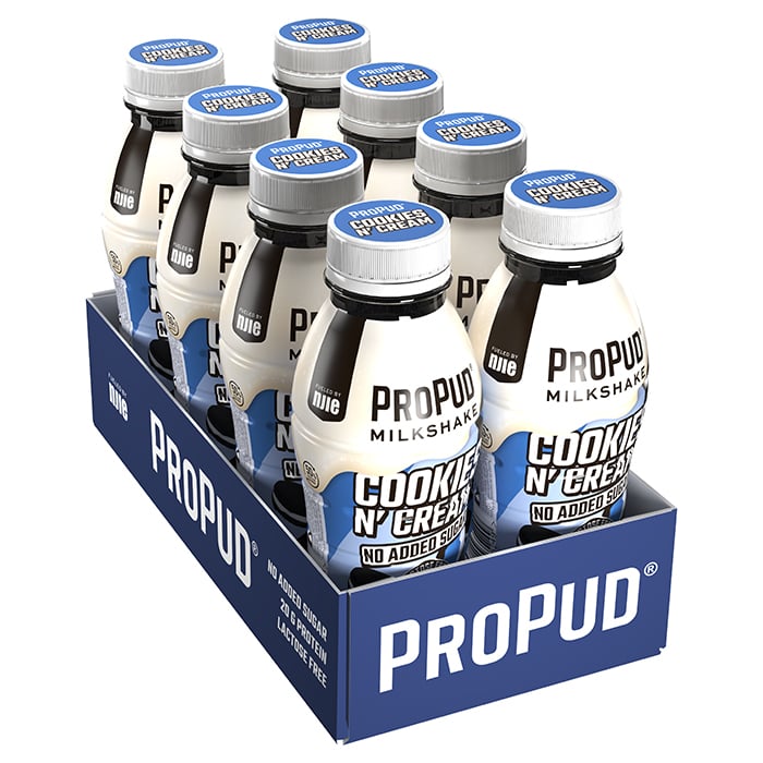 8 x ProPud Protein Milkshake, 330 ml Berry Cheescake
