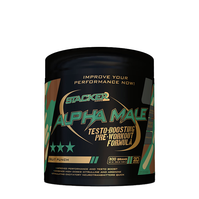 Alpha Male, 300 g, Testo Boosting Pre-Workout fruit_punch
